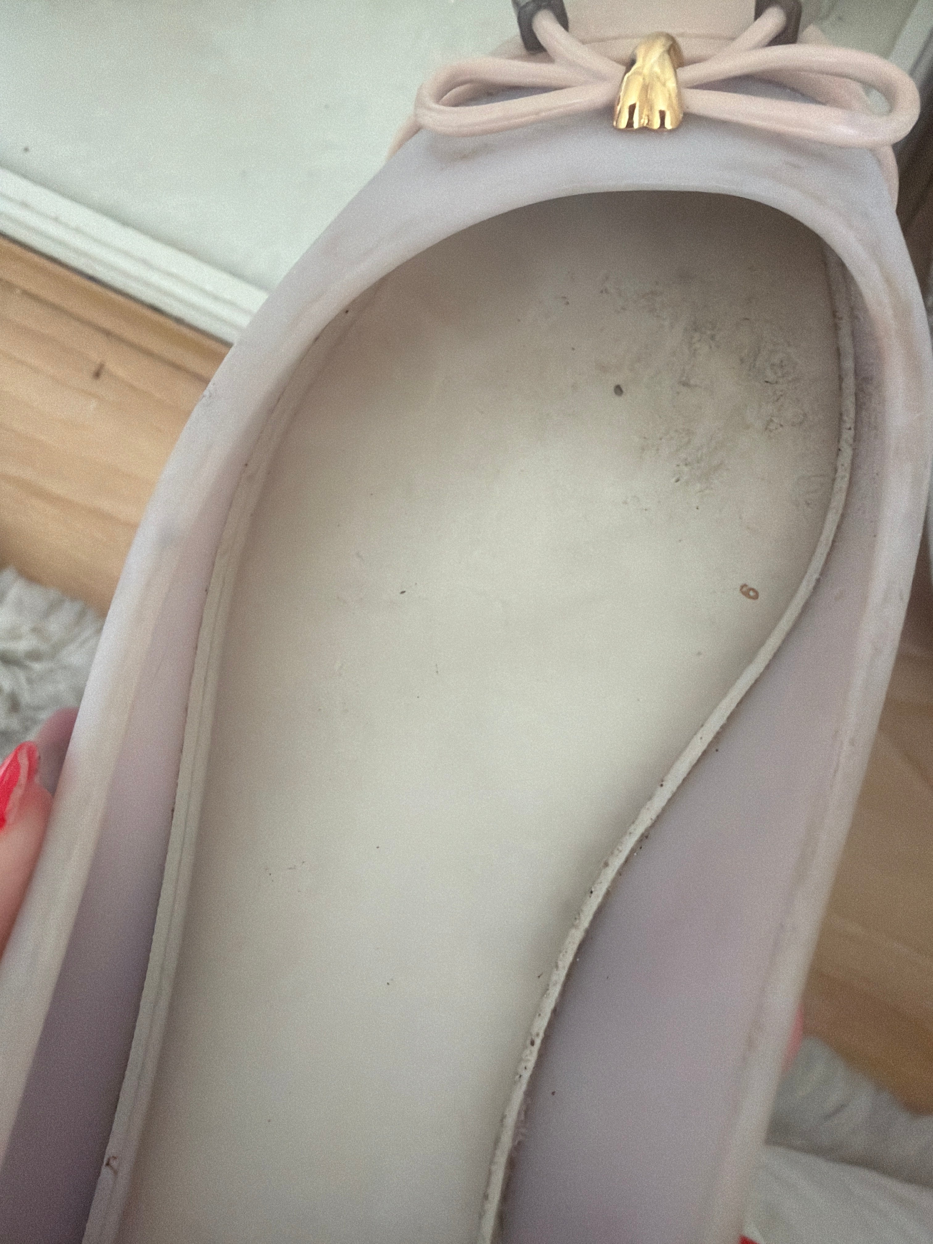 Pre-owned Melissa Ballerina Jelly Flats