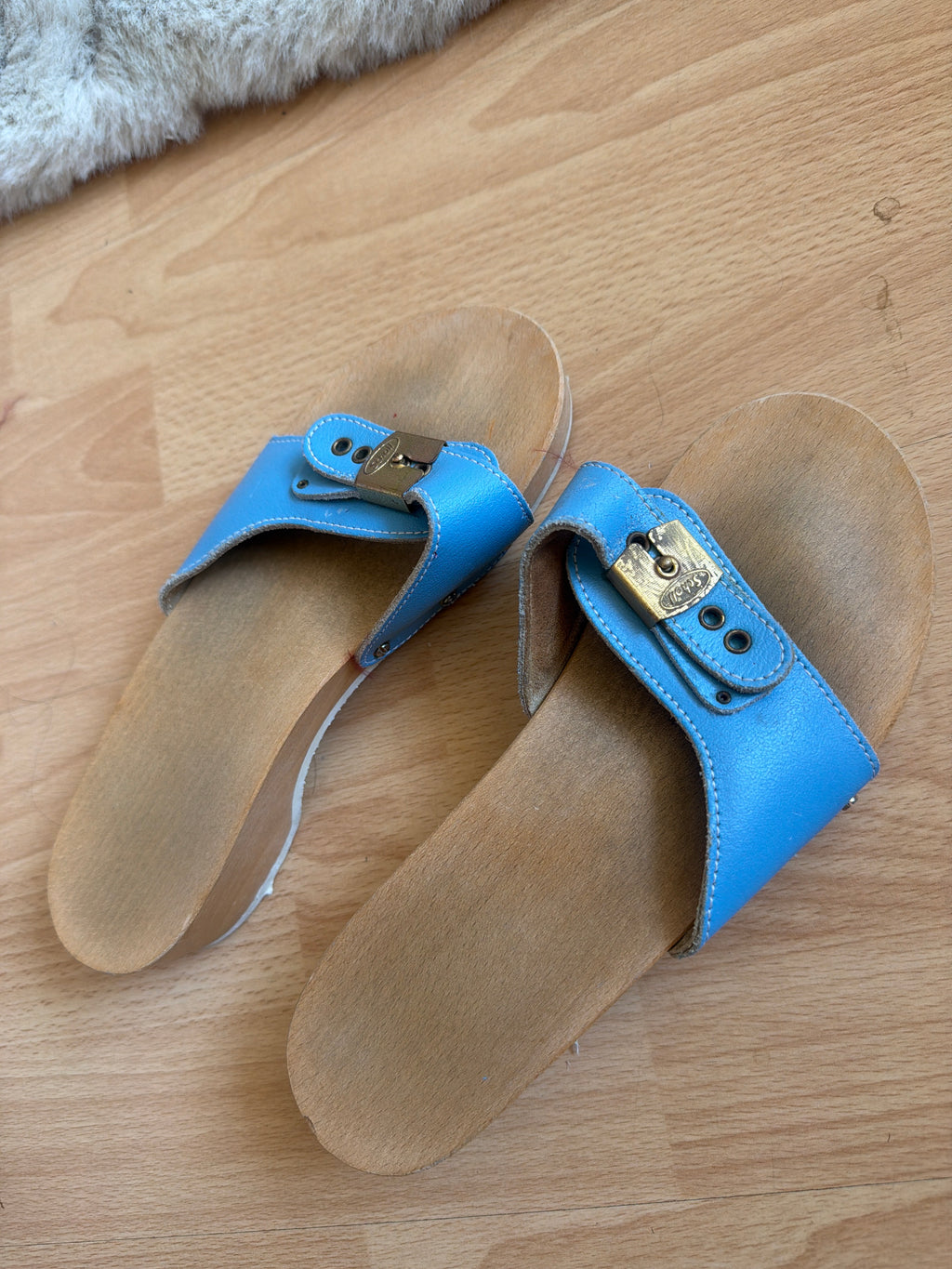 Pescura dr scholls wooden sandals