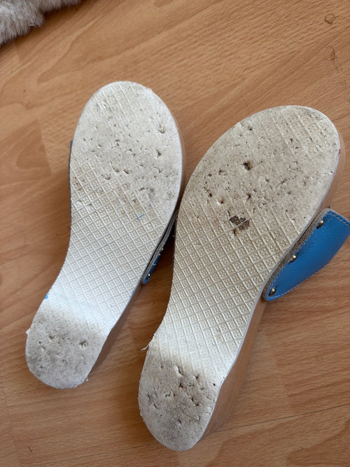 Pescura dr scholls wooden sandals